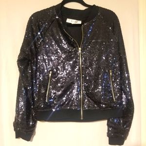 Black sequin jacket